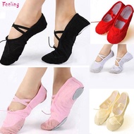 Canvas Girl Women Ballet Dance Shoes Slippers Pointed Gymnastics Shoes