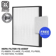 AIRPRO Sharp FZ-40SEF Air Purifier HEPA H13 Filter for FU-888SV, FU-440E, FU-40SE, FU-P60S, FU-4031N