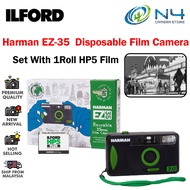 ILford EZ-35 Disposable Film Camera With HP5 Plus Black and White Negative Film Reusable Camera (36 
