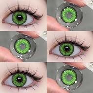 ราคาขายส่ง!🧚‍♀️Astin SHOP🧚‍♀️【COD】AYY SERI คอนแทคเลนส์ผี 1 คู่ คอนแทคเลนส์คอสเพลย์ green/grey 🌈 คอสเ