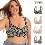 A-G Cup 36-52 Medium and Elderly Mom Oversized Bra Printed in European and American Sizes Hot Sellin
