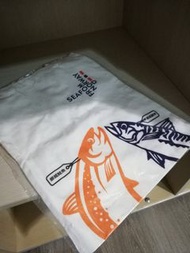 【全新】挪威鮭魚購物袋 環保袋 帆布袋 文青提袋 素色袋 #畢業出清