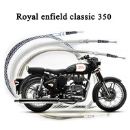 ใช้เวลาทำ 2-3วัน สายครัช สายคันเร่ง RE 350 Royal Enfield Classic 350 รอยัล เอนฟิลด์ คลาสสิค 350 สายค