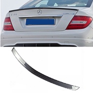 W204 C63 Style Trunk Spoiler Carbon