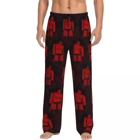 Custom Forsakens Coolkidd Pajama Pants for Men Funny Game Lounge Sleep Stretch Sleepwear Bottoms wit