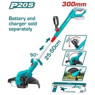 TOTAL เครื่องตัดหญ้า สายเอ็น [ตัดแนวตั้งได้] ไร้สาย 20 โวลท์ รุ่น TGTLI20328 [ Grass Trimmer ]