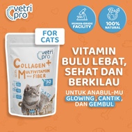 Collagen Plus by VETRIPRO with Multivitamin and Fiber for Cats/Healthy Gembul Cats