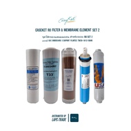 EasyKet ™ RO FIlter & Membrane Element Set 2 ชุดไส้กรองและเมมเบรนสำหรับระบบ RO ชุดที่ 2 แบบมี GAC OC