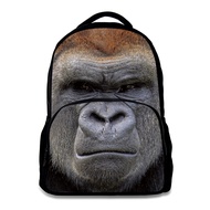 Animal Backpack King Kong School Bag Teenagers Casual Daypack,17 Inch Laptop Backpack For Man/Kid/Gi