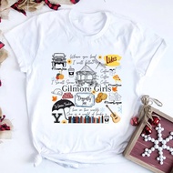 Gilmore Girls Shirt Stars Hollow T-shirt Dragonfly Inn Luke's Diner Coffee Tee Rory xs-3xl