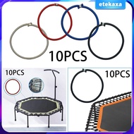 [Etekaxa] 10 Pieces Trampoline Elastic Rope High Jump Bungee Cord Aluminum Buckle Heavy Duty Trampol