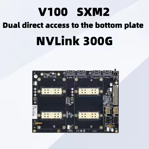 V100 Sxm2 Graphics Card 300g Integrated Nvlink Lite Dual Card Sxm2 Adapter Board Plx8749