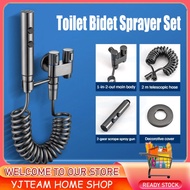 🇸🇬Ready Stock🇸🇬 Upgraded Stainless Steel Bidet Spray Set - Bathroom Shower Toilet Water Sprayer Gun Head Hose Kit Hanging Holder