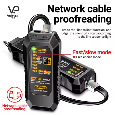 ANENG M469A M469A Network Cable Finder RJ45 RJ11 LAN Cable Finder Tester Anti-Interference Testing I