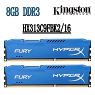 Kingston HyperX Fury DDR3 RAM 16GB kit (2x 8GB) DDR3 1333MHz HX313C9FBK2/16 Desktop Memory Blue