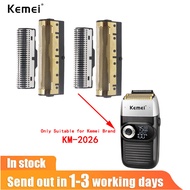 Kemei ชุดใบมีดอะไหล่สำหรับ Kemei KM-2026ปัตตาเลี่ยนตัดผม,ใบมีดสำหรับตัดผมไฟฟ้าที่เล็มผมตัด