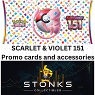 Pokemon TCG Scarlet & Violet 151 cards and Accessoried SV-151 151 Binder Cards 151 UPC cards