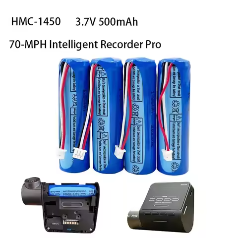 PURFIELD Original HMC1450 70mai Battery 3.7V 500mAh Lithium Battery Dash Cam Pro Car Video Recorder 