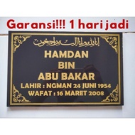 1st Anniversary Granite Tombstone