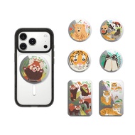 Shanghai Zoo Series Military Tiger Bear Holder Mobile Phone Holder Universal Card Holder Foldable