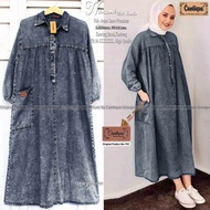 Hanami Midi Jumbo By Cantique Midi Dres Jumbo Ld 130 Gamis Jeans Jumbo