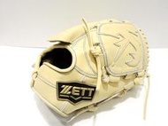 限量店家訂製款 日本品牌 ZETT 硬式牛皮 棒壘球 投手手套(BPGT-362SP5801)奶油色