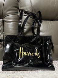 英國🇬🇧Harrods signature tote bag shoulder bag 黑色手提包