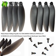 NOONOPH Remote Control Drone Parts, Black 58mm/66mm Folding Propeller Blades, Plastic Universal Quad