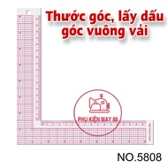 Square angle ruler, fabric square angle impression ruler