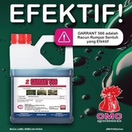 (1L/4L) GARRANT 566 Racun Rumpai 3 hari mati Tahan Lama / CMC