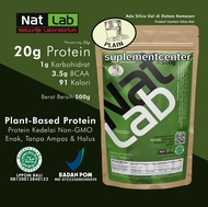 Natlab whey protein soy isolate tinggi protein bpom