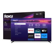Roku Smart TV – 75-Inch Pro Series 4K QLED RokuTV with Backlit Voice Remote Pro, Dolby Vision IQ, 12