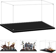 Display Case for Lego 21363 The Goonies or 21350 Jaws, 25.59x9.84x15.74inches (65x25x40cm), Protect 