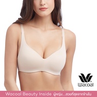 Wacoal Gold Wireless Bra เสื้อชั้นในไม่มีโครง Full Cup (A85 - E95) - WO1519