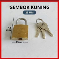 Yellow Rush Padlock Suitcase Yellow Padlock 20mm 25mm 30mm 38mm 50mm 60mm Medan North Sumatra