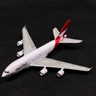 Handmade Qantas Airbus A380 aircraft miniature