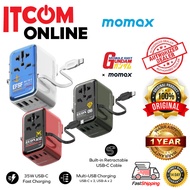 MOMAX GUNDAM EDITION 1-WORLD +FLOW 4-PORTS TRAVEL CHARGER AC ADAPTER