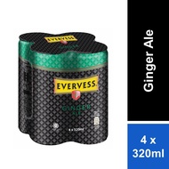 Evervess Ginger Ale 320ml x 4s