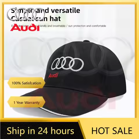 2025 Hot Car Logo Embroidery Snapback Baseball Cap Adjustable Casual Hats For Audi A7 A3 A4 A6 A5 Q5