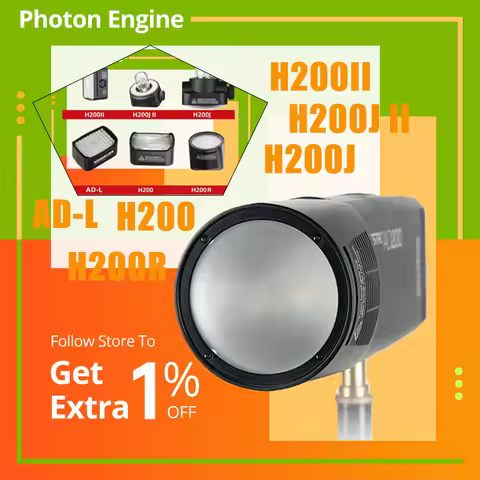 GODOX AD200pro AD200pro II Accessory adapter H200R H200 H200II H200J H200J II AD-L Flash lamp head O