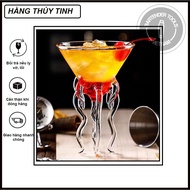 Ly thủy tinh pha chế cocktail bạch tuộc 120ml Glass cocktail