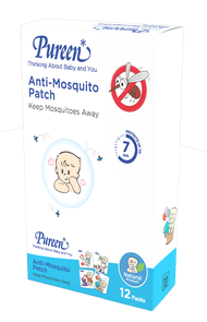 เพียวรีน แผ่นแปะกันยุง Pureen Anti-Mosquito Patch (1 กล่อง)
