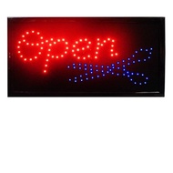 (READY STOCK) Lampu Tanda OPEN Barber LED | LED OPEN Barber Lamp Sign
