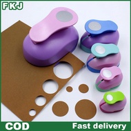 FKJ 9/16/25mm Circle Round Hole Punch DIY Handmade Paper Scrapbooking Cutter Tool