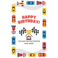 F1 Birthday Card