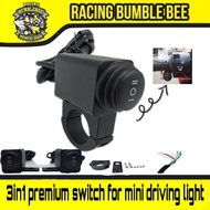 3way SWITCH for mini driving light 3N1 CLAMP AND MIRROR