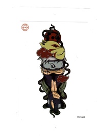 Tato Temporer Temporary Tattoo Hokage Ke-6 Kakashi Uzumaki Naruto - Tattoo Lengan Dada Punggung Kaki