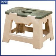 Thickened Material Stool Folding Chair Portable Folding Step Stool with Handle for Camping Fishing a