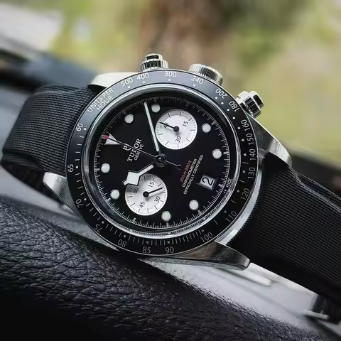 20mm 21mm 22mm Curved End FKM Rubber Watch Strap Fit For Omega Speedmaster Swath Tudor Black Bay Uni