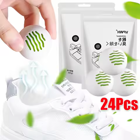 24/1Pcs Deodorizer Balls Sneaker Perfume Balls for Shoe Gym Bag Locker and Cars Deodorizer Neutraliz